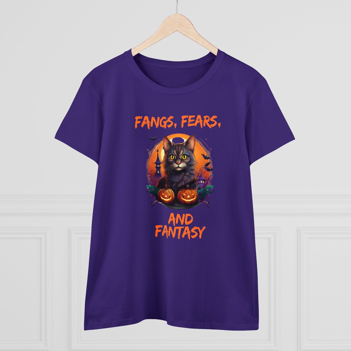 Fangs fears Women's Midweight Cotton Tee