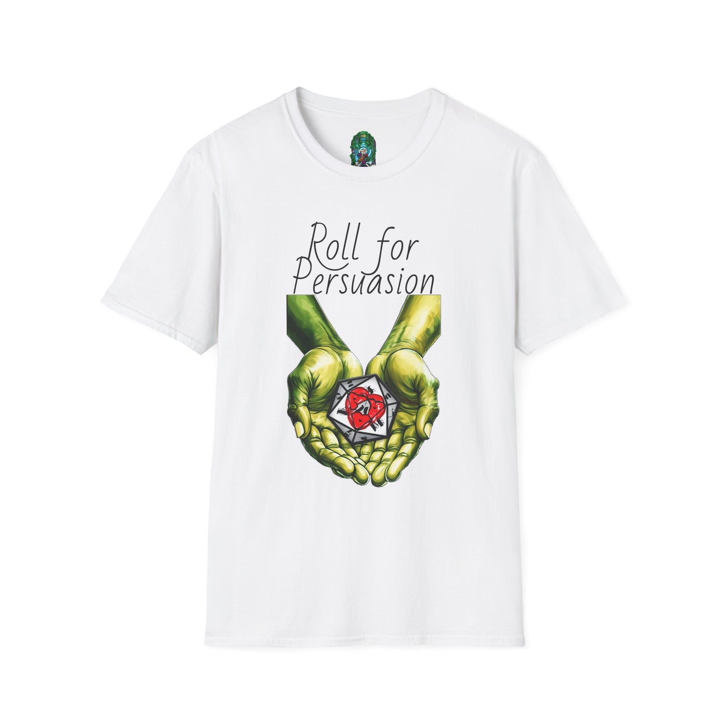 Roll for Persuasion Unisex Softstyle T-Shirt - Ideal for Gamers & D&D Fans