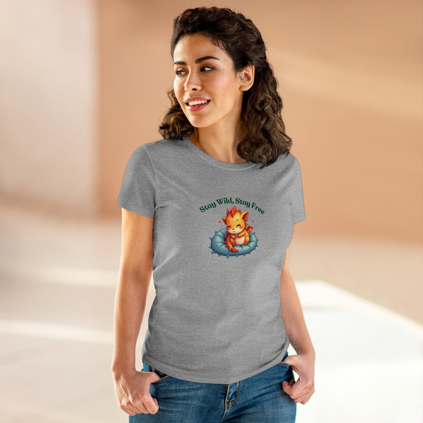 Stay wild stay free -Women's Midweight Cotton Tee