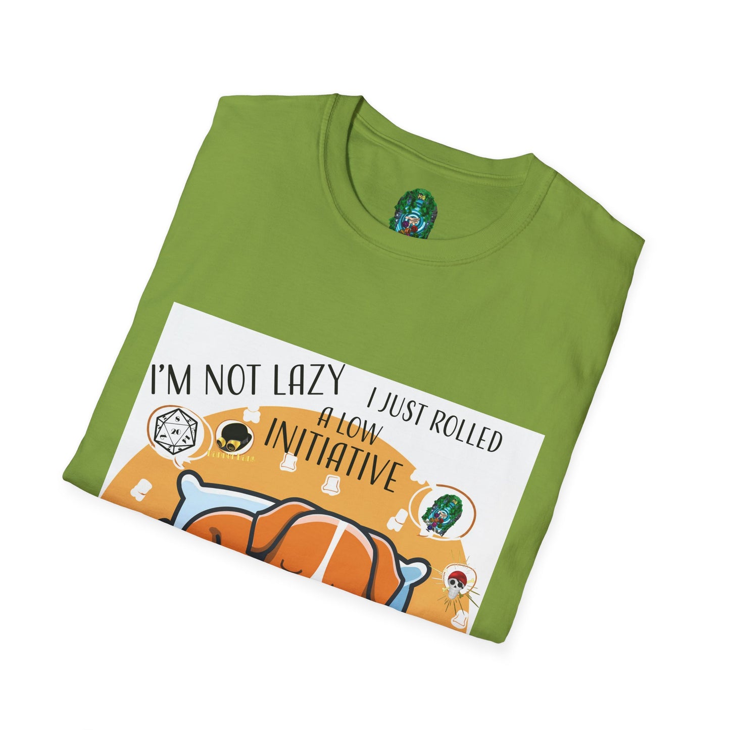 Funny Dog Lover T-Shirt - I'm Not Lazy, I Just Rolled with Initiative