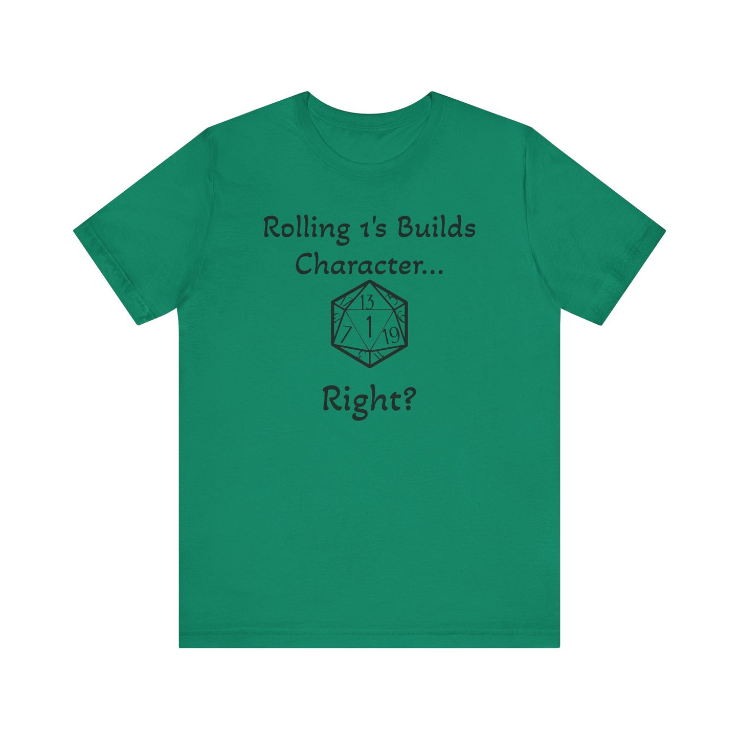 Builds Character Unisex Jersey Short Sleeve Tee