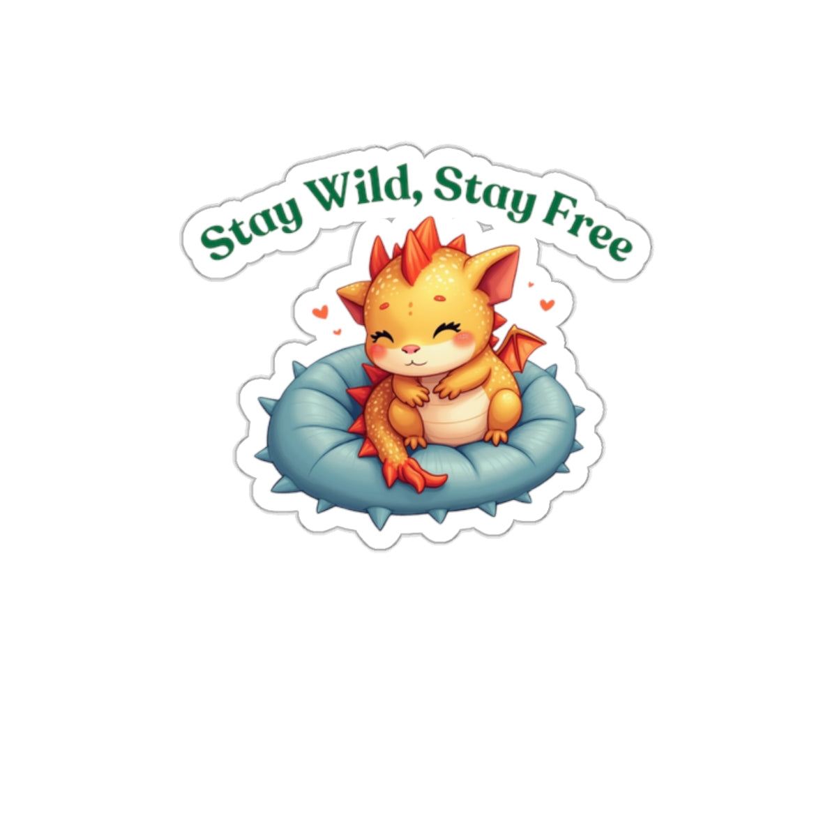 Stay Wild, Stay Free Kiss-Cut Stickers