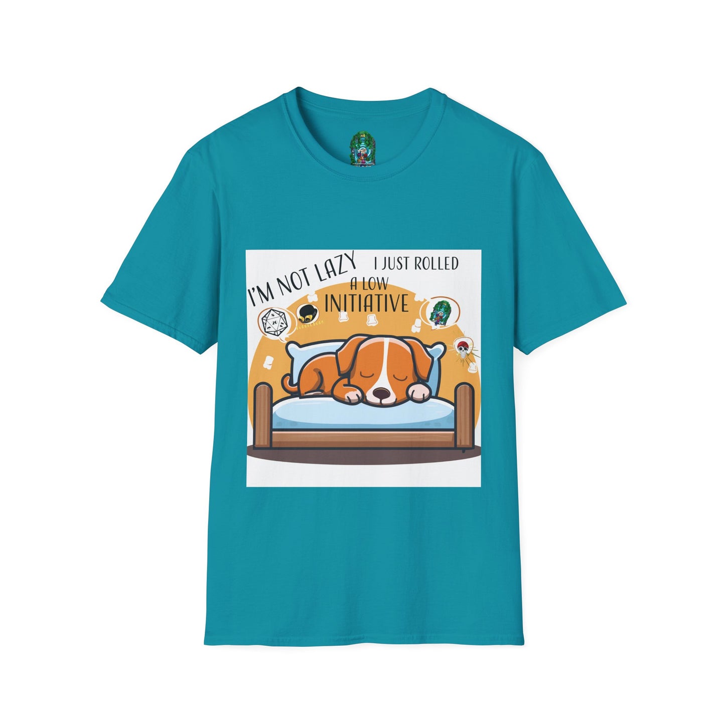Funny Dog Lover T-Shirt - I'm Not Lazy, I Just Rolled with Initiative