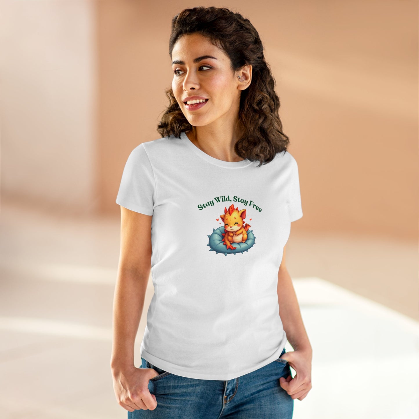 Stay wild stay free -Women's Midweight Cotton Tee