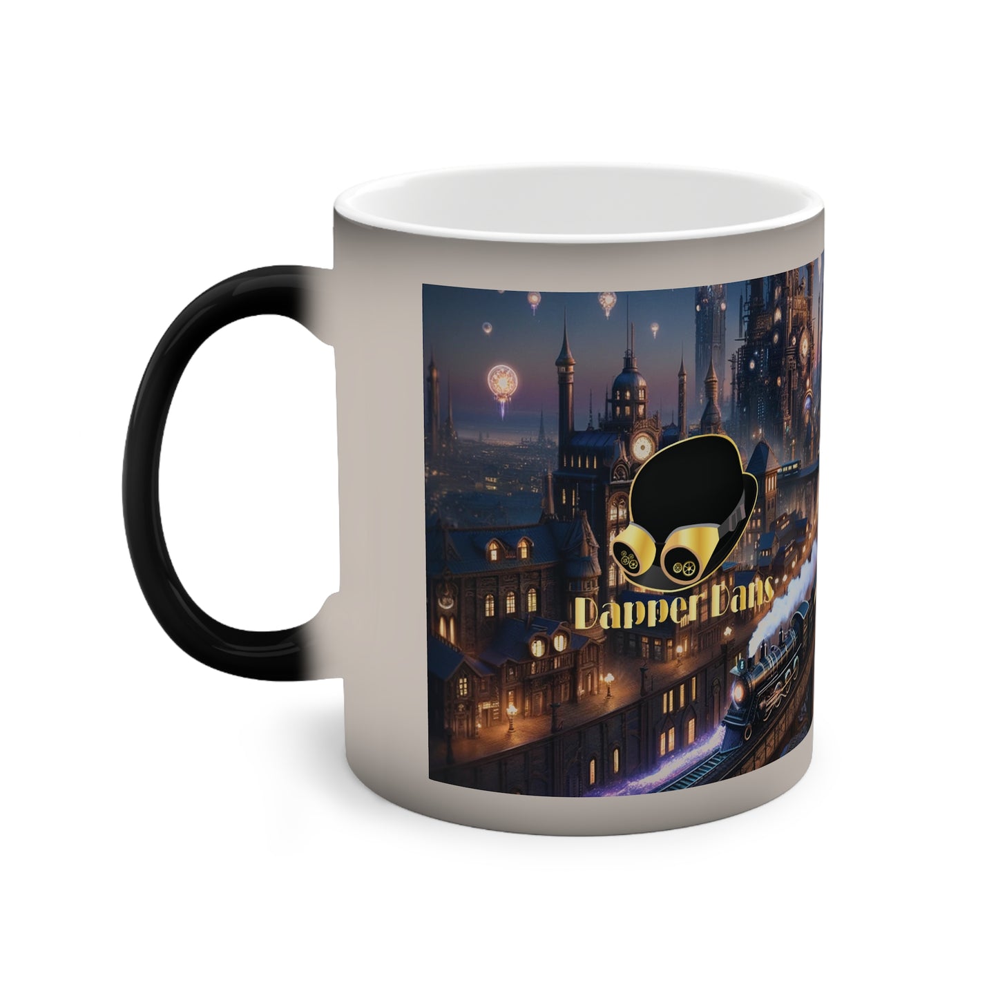 Dapper Color Changing Mug 11oz Heat Reactive Ceramic Coffee Cup