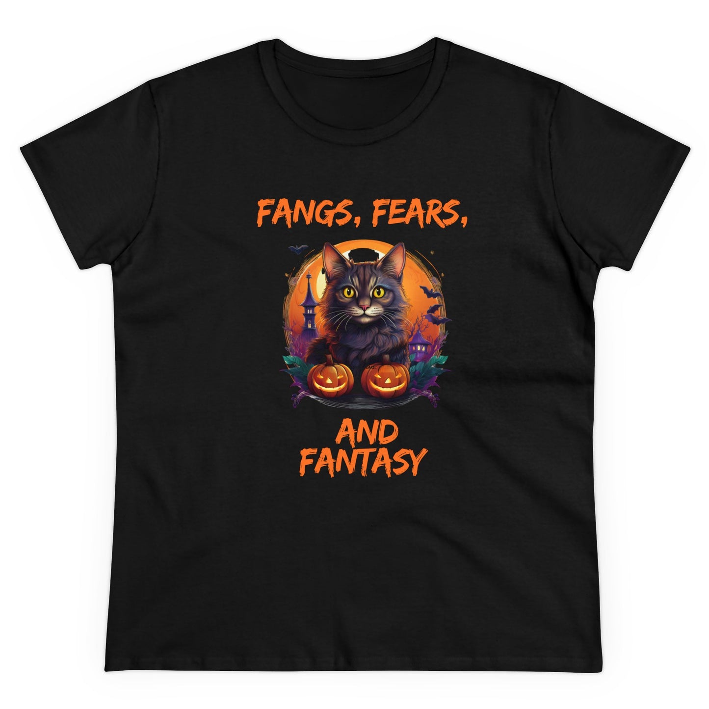 Fangs fears Women's Midweight Cotton Tee