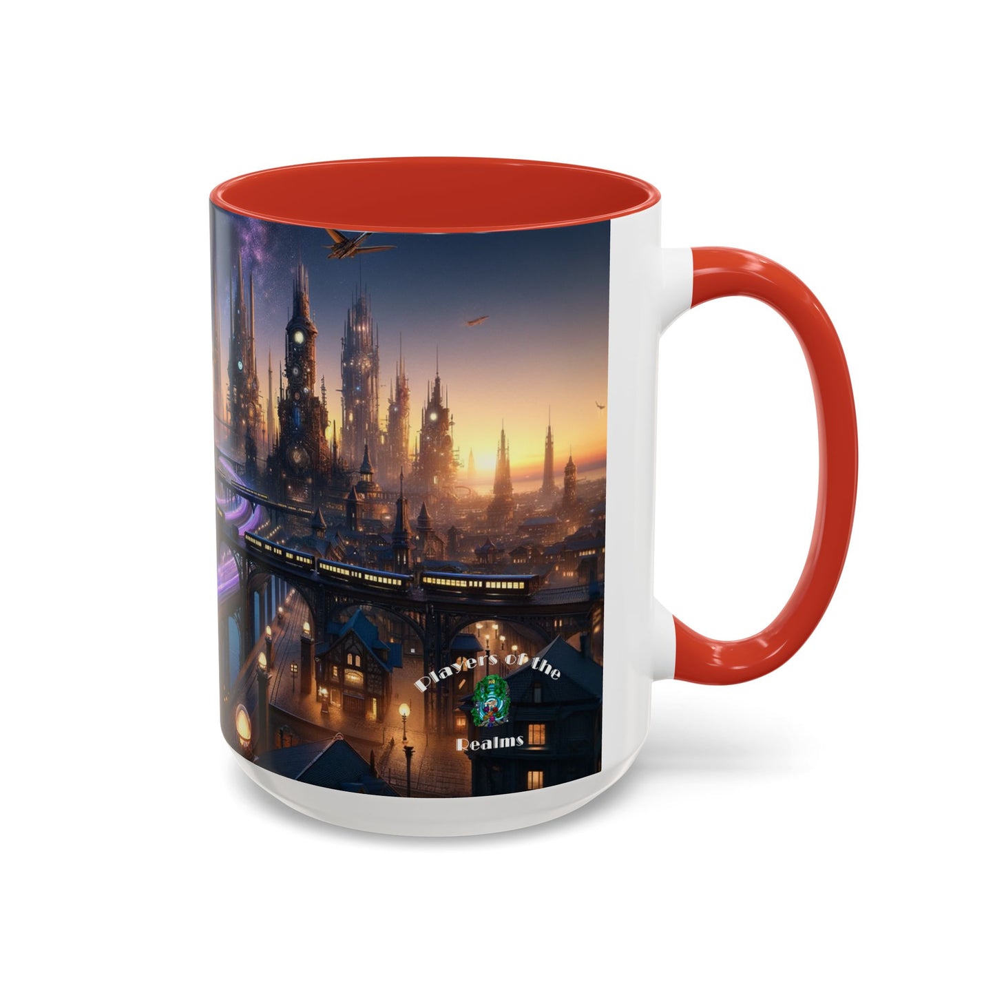 Accent Coffee Mug Fenic Elegant Ceramic Coffee Cup Available in 11oz and 15oz Sizes