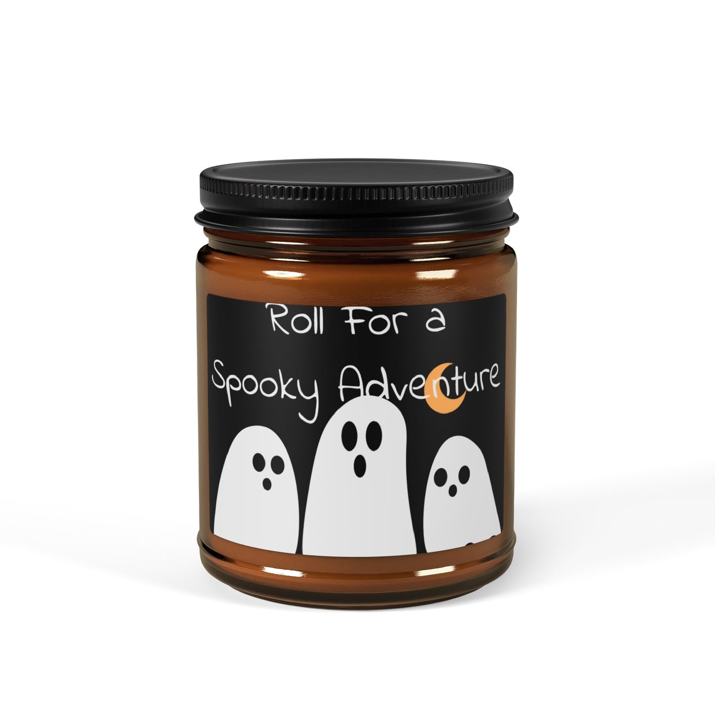 Scented Soy Candle (Multi-Size, Amber Jar)