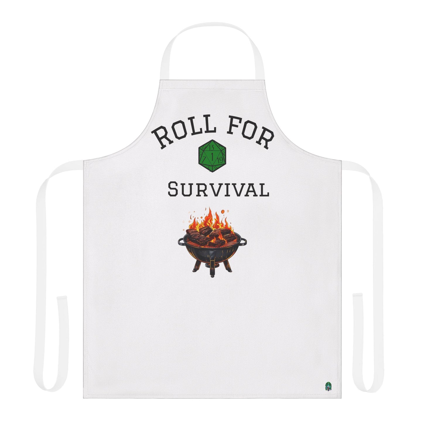 Fun Roll for Survival-Themed Apron, BBQ Gift, Cooking Gear, Grilling Apron, Unique Chef Gift, Kitchen Accessory