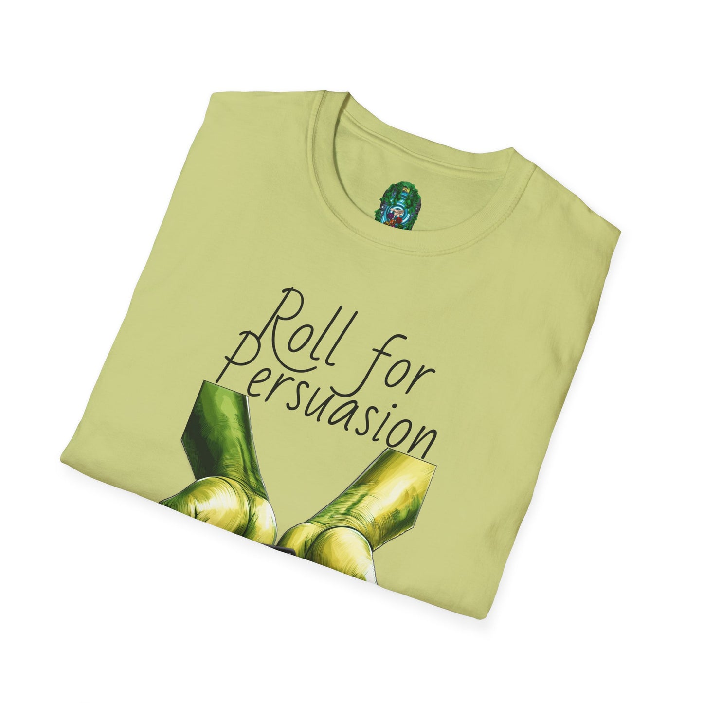 Roll for Persuasion Unisex Softstyle T-Shirt - Ideal for Gamers & D&D Fans