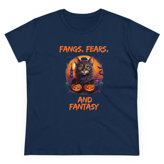 Fangs fears Women's Midweight Cotton Tee