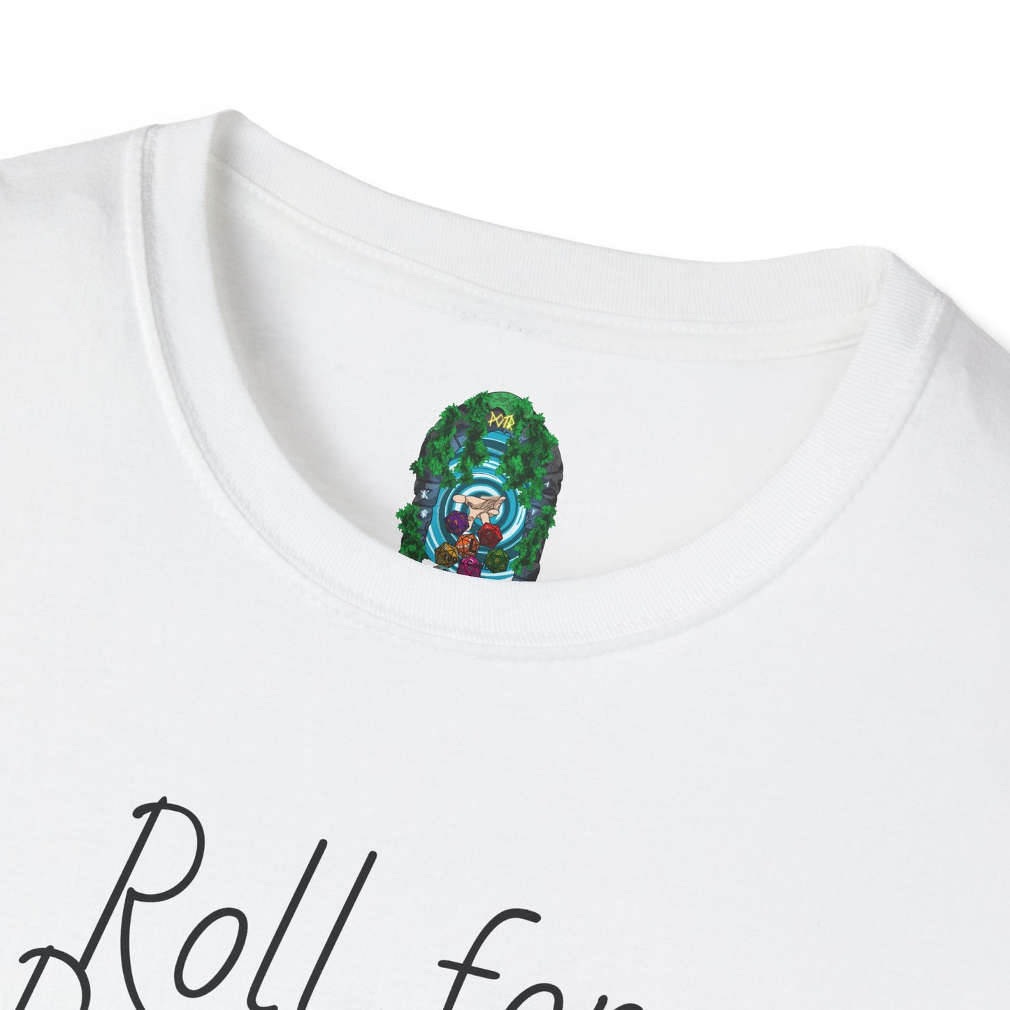 Roll for Persuasion Unisex Softstyle T-Shirt - Ideal for Gamers & D&D Fans