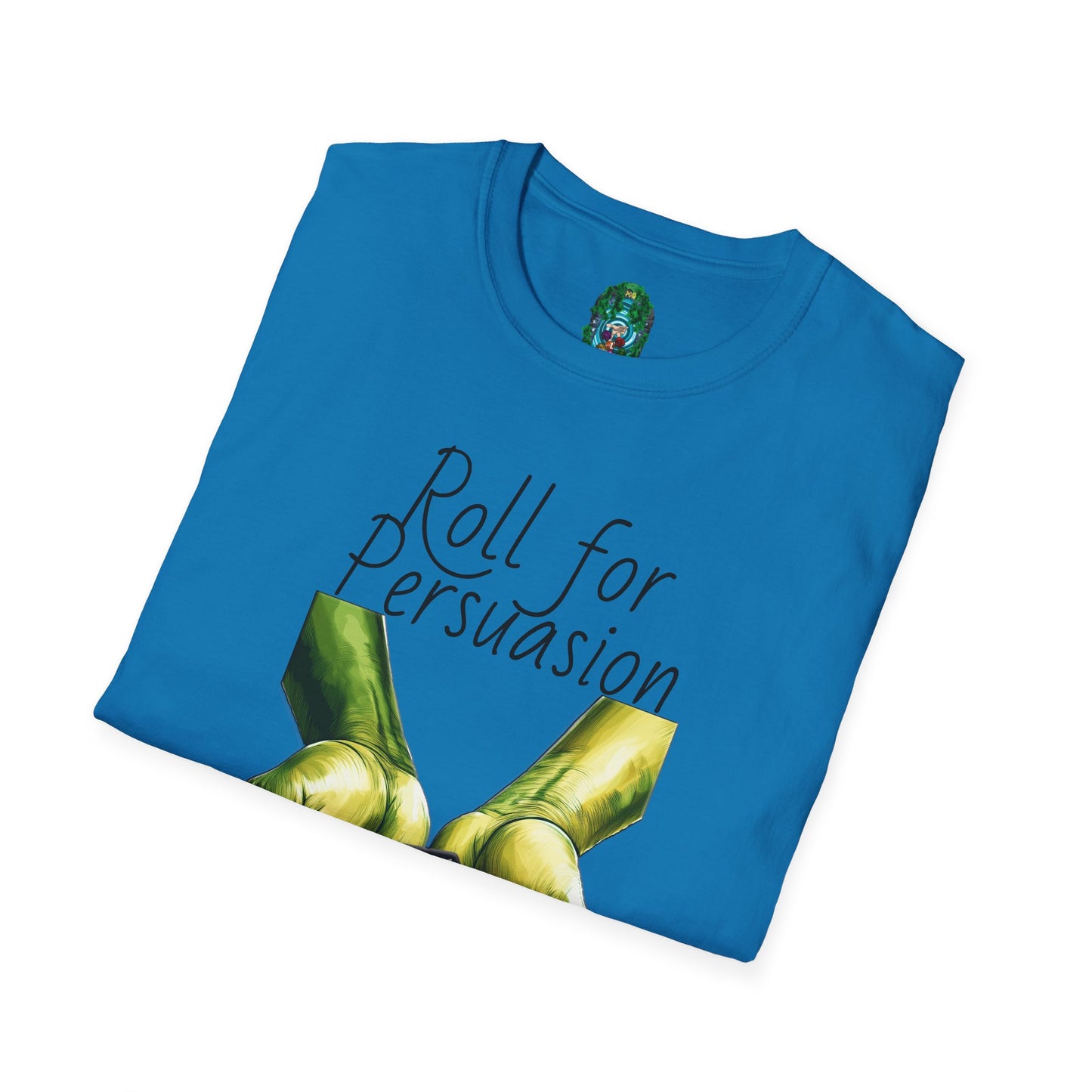 Roll for Persuasion Unisex Softstyle T-Shirt - Ideal for Gamers & D&D Fans
