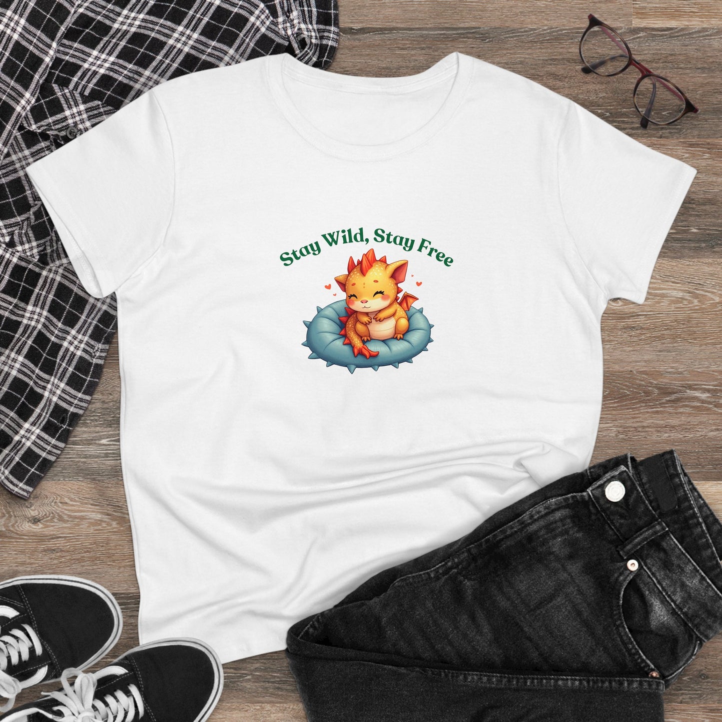 Stay wild stay free -Women's Midweight Cotton Tee