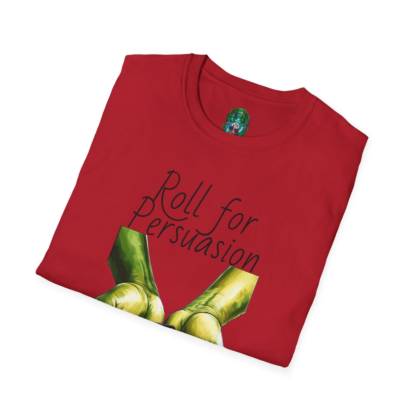 Roll for Persuasion Unisex Softstyle T-Shirt - Ideal for Gamers & D&D Fans