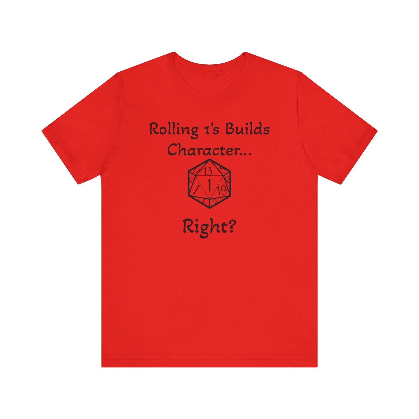Builds Character Unisex Jersey Short Sleeve Tee