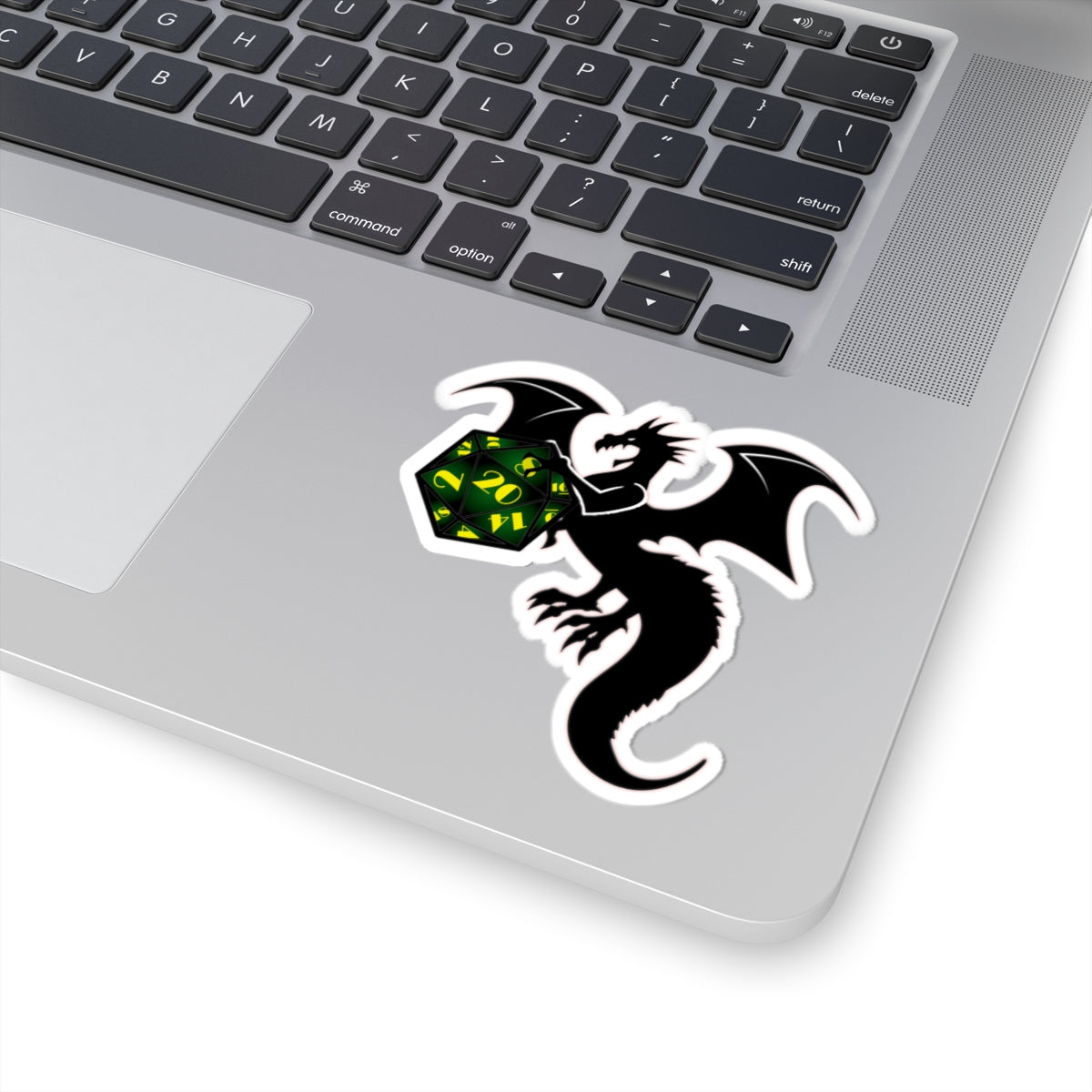 Dragon D20 Kiss-Cut Stickers for Gamers