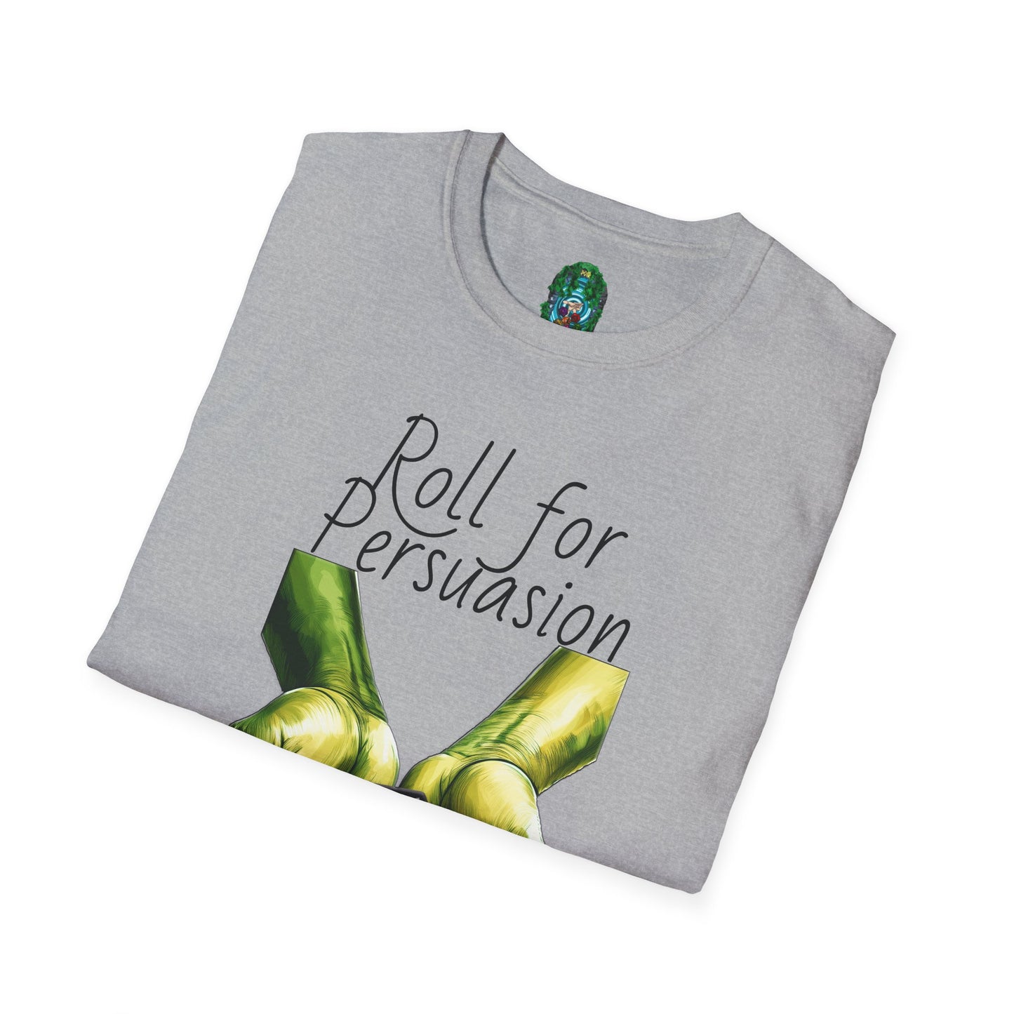 Roll for Persuasion Unisex Softstyle T-Shirt - Ideal for Gamers & D&D Fans