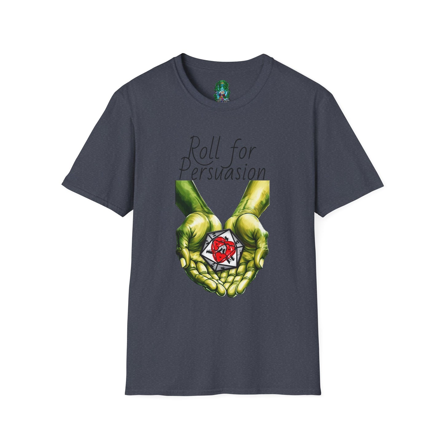 Roll for Persuasion Unisex Softstyle T-Shirt - Ideal for Gamers & D&D Fans