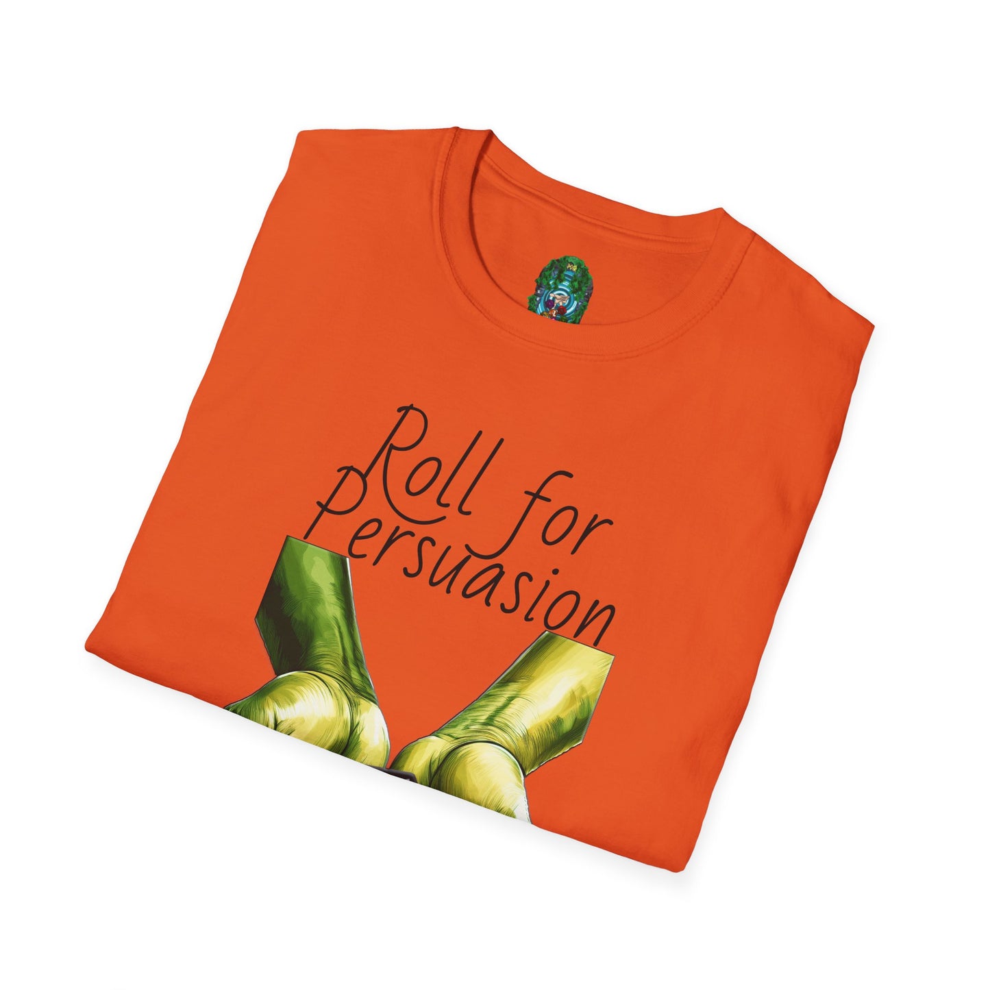 Roll for Persuasion Unisex Softstyle T-Shirt - Ideal for Gamers & D&D Fans