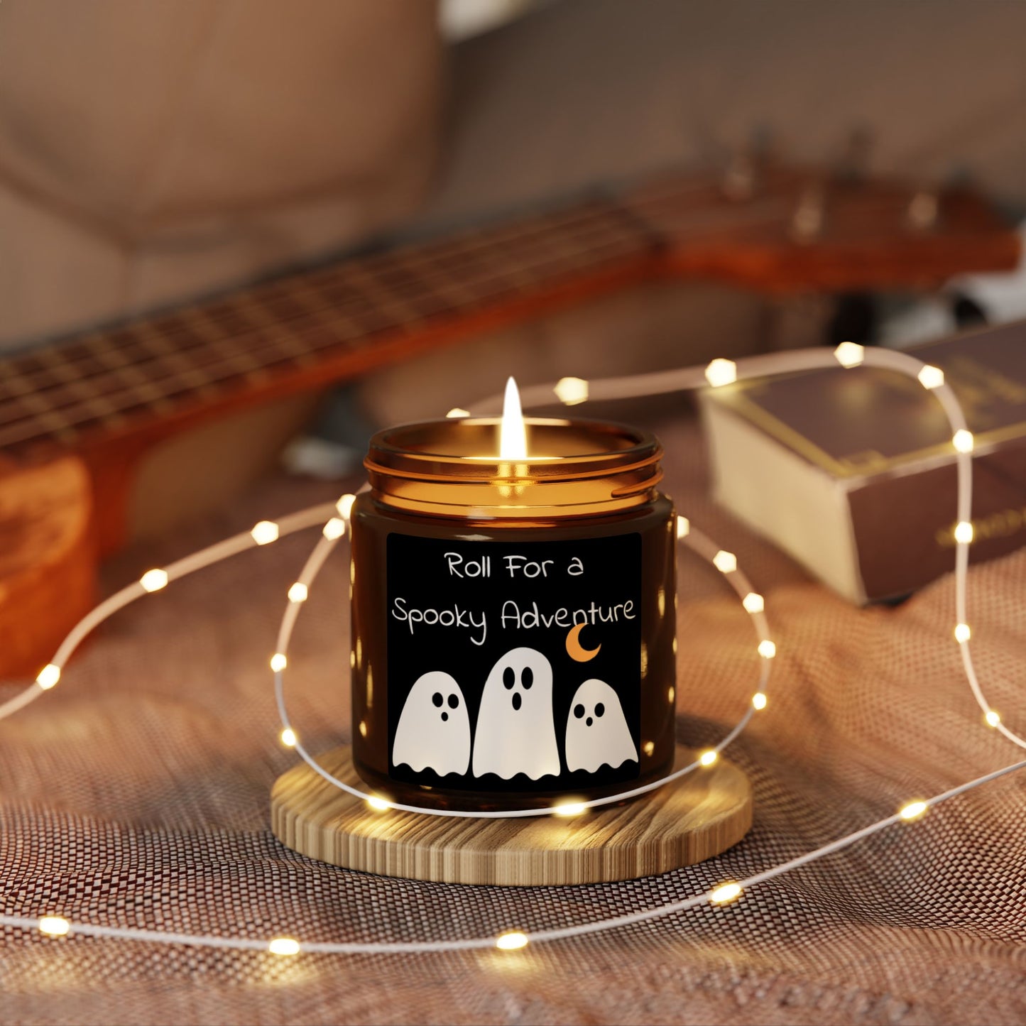 Scented Soy Candle (Multi-Size, Amber Jar)