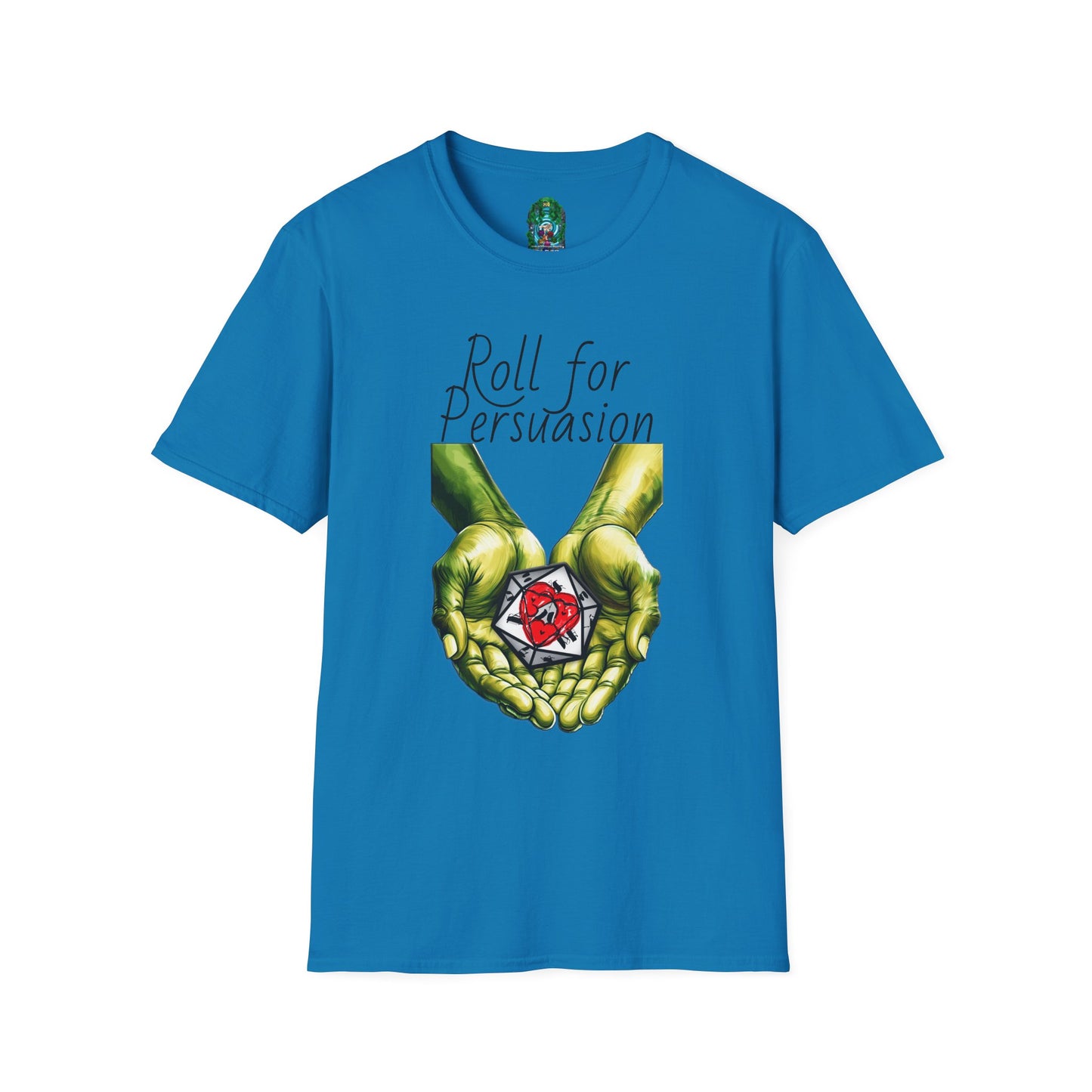 Roll for Persuasion Unisex Softstyle T-Shirt - Ideal for Gamers & D&D Fans