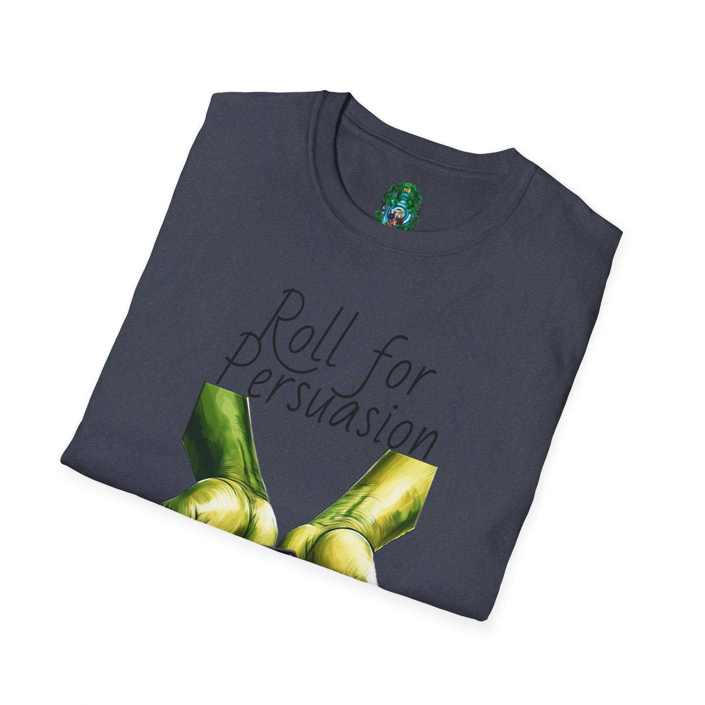 Roll for Persuasion Unisex Softstyle T-Shirt - Ideal for Gamers & D&D Fans