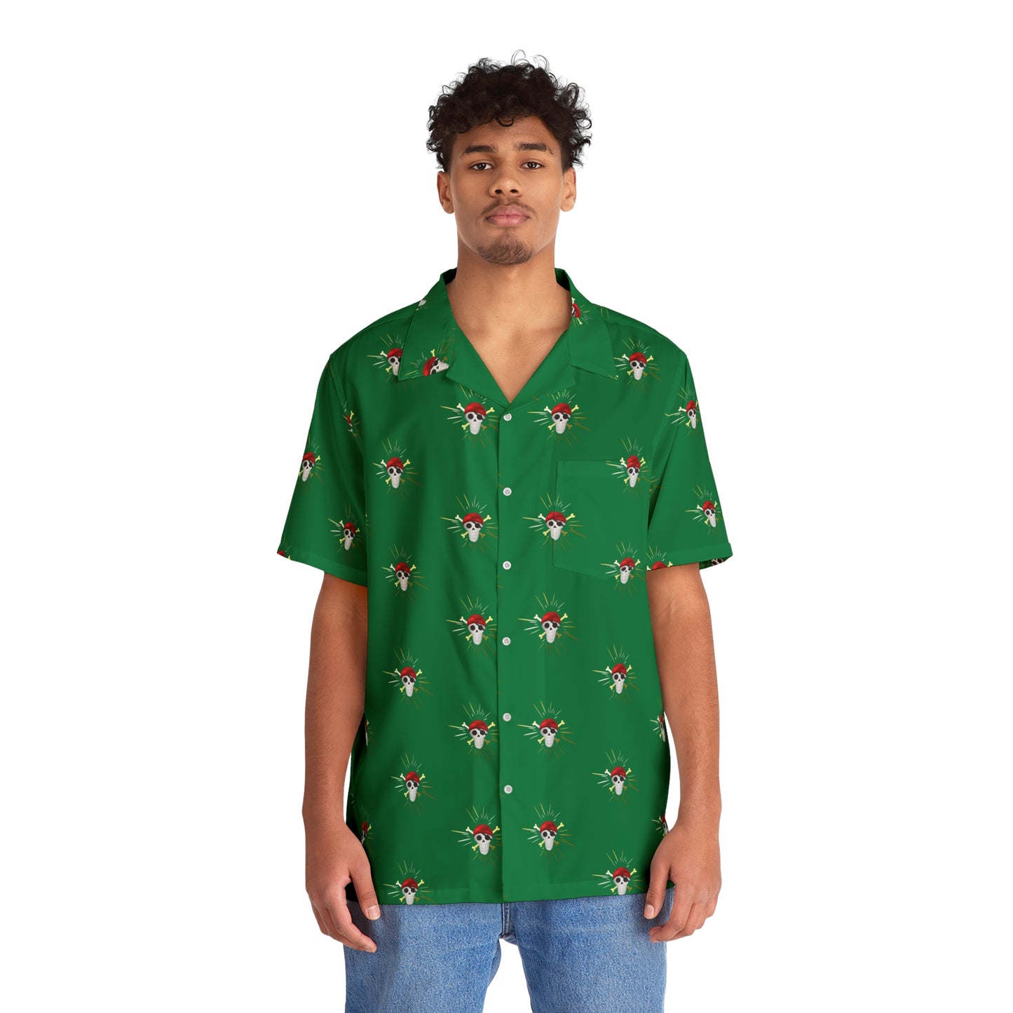 Sun-Veiled Pirates-Men's Hawaiian Shirt