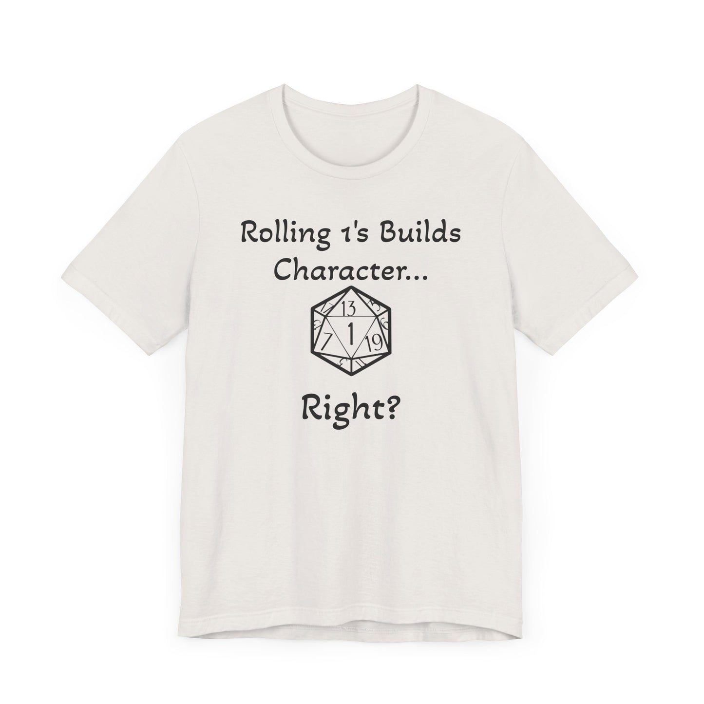 Builds Character Unisex Jersey Short Sleeve Tee