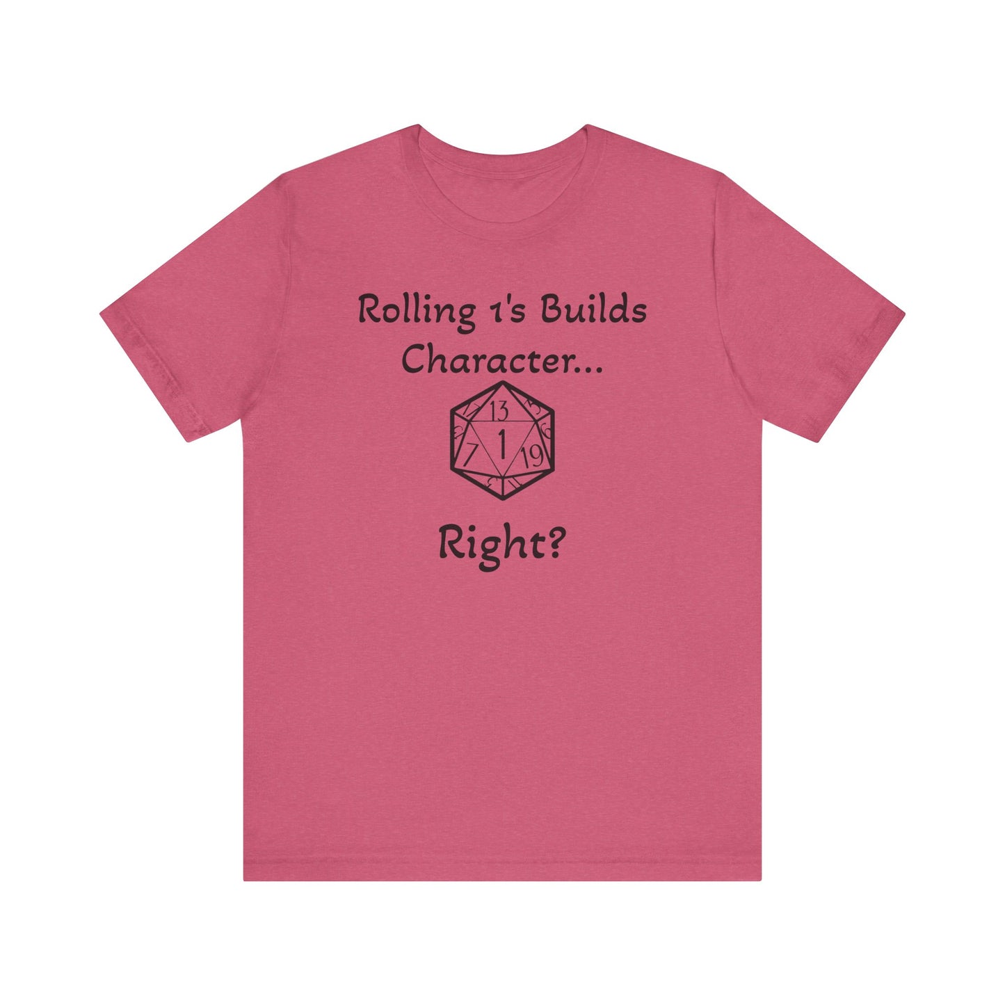 Builds Character Unisex Jersey Short Sleeve Tee