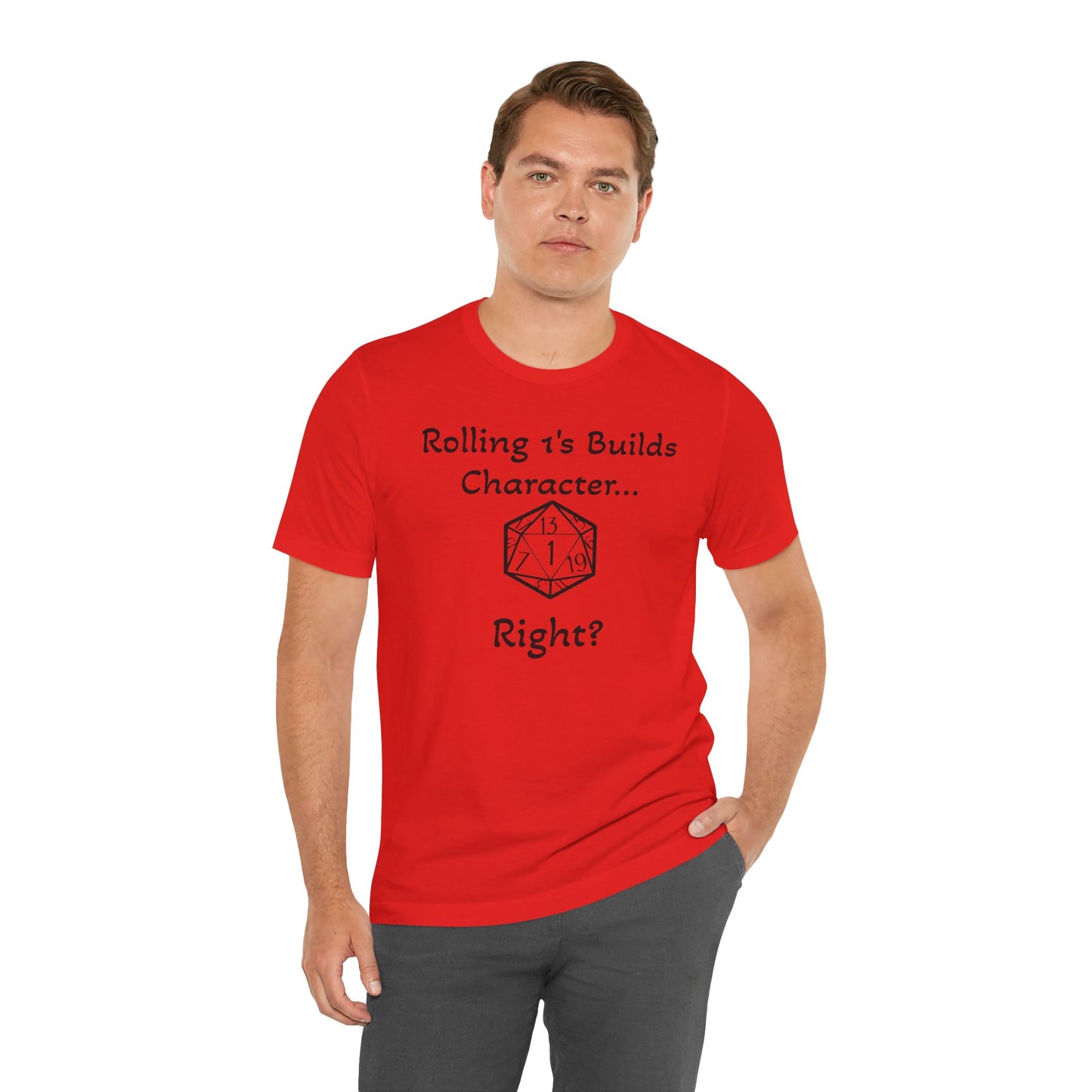 Builds Character Unisex Jersey Short Sleeve Tee