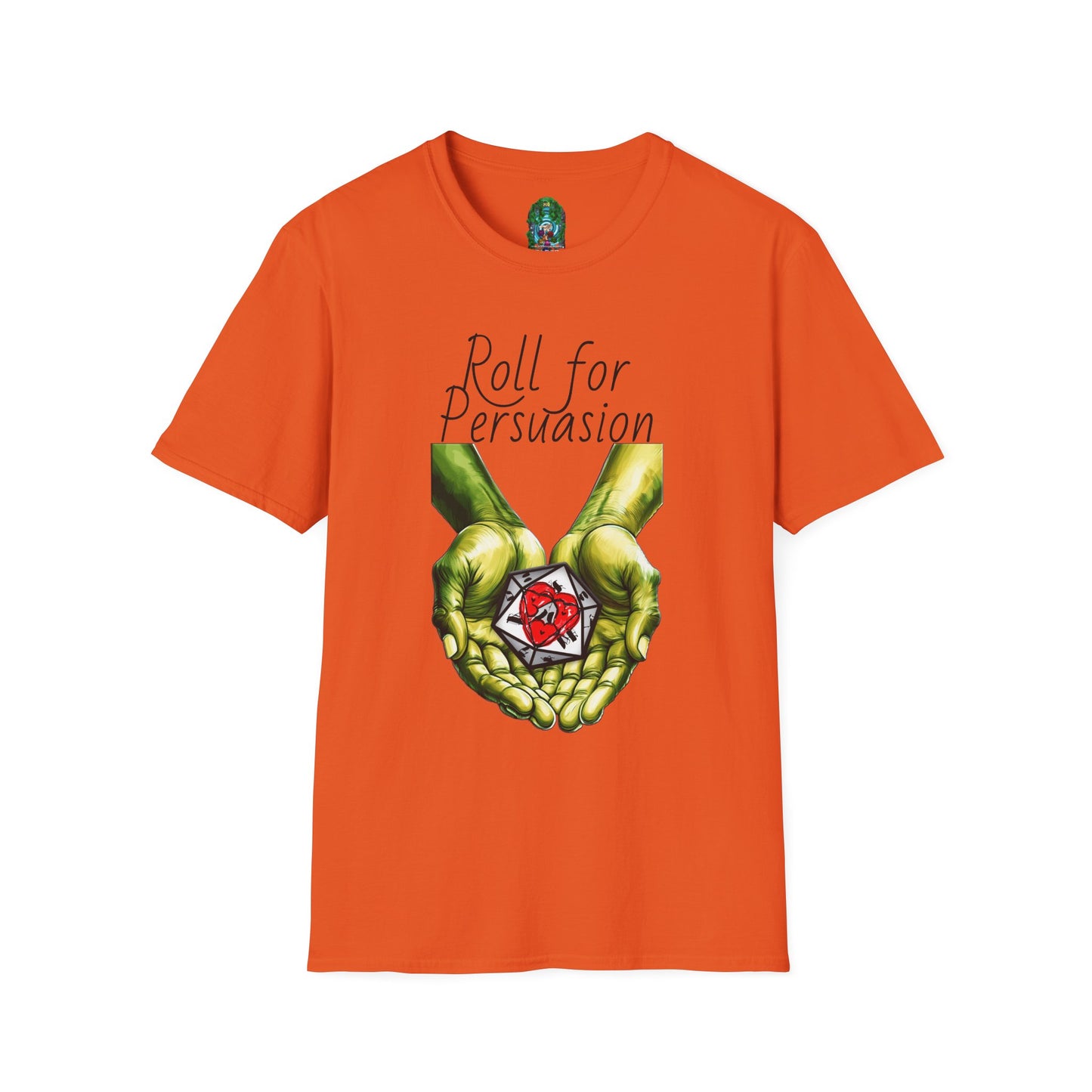 Roll for Persuasion Unisex Softstyle T-Shirt - Ideal for Gamers & D&D Fans