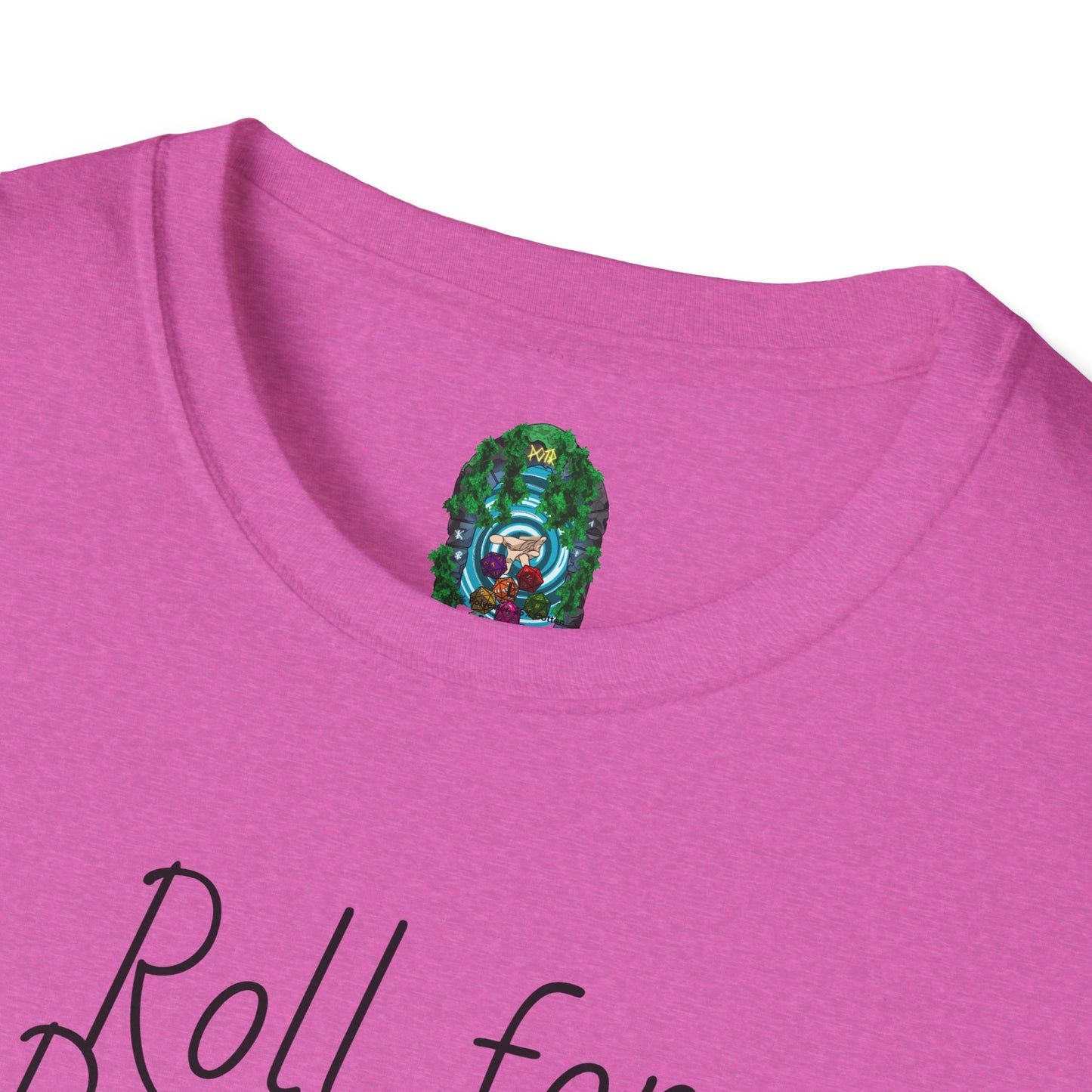 Roll for Persuasion Unisex Softstyle T-Shirt - Ideal for Gamers & D&D Fans
