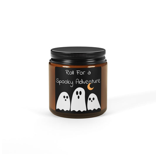 Scented Soy Candle (Multi-Size, Amber Jar)