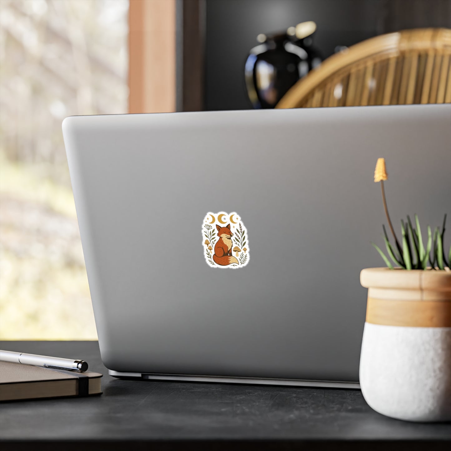 Whimsical Fox Vinyl Decals | Cute Animal Stickers | Nature Decor for Home | Planner Accessories | Gift for Animal Lovers
