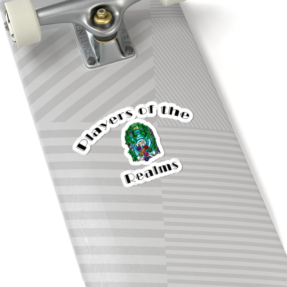 Players of the Realms Kiss-Cut Stickers - Fantasy Vibes for Gamers & Creatives