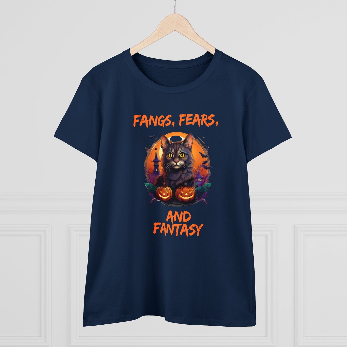 Fangs fears Women's Midweight Cotton Tee