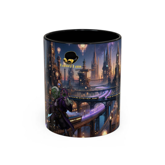 Accent Coffee Mug Fenic Elegant Ceramic Coffee Cup Available in 11oz and 15oz Sizes