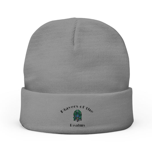 Player of the Realms Knit Beanie - Stylish Winter Hat for Gamers