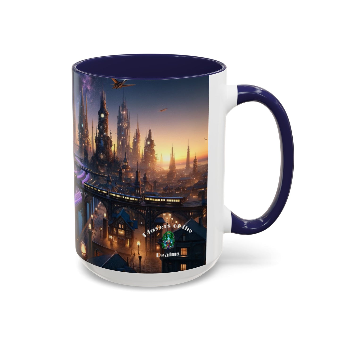 Accent Coffee Mug Fenic Elegant Ceramic Coffee Cup Available in 11oz and 15oz Sizes