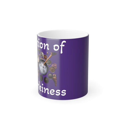 Color Morphing Ceramic Mug 11oz Heat Reactive Magic Coffee Cup