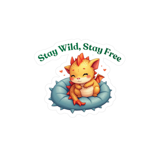 Stay Wild, Stay Free Kiss-Cut Vinyl Decals