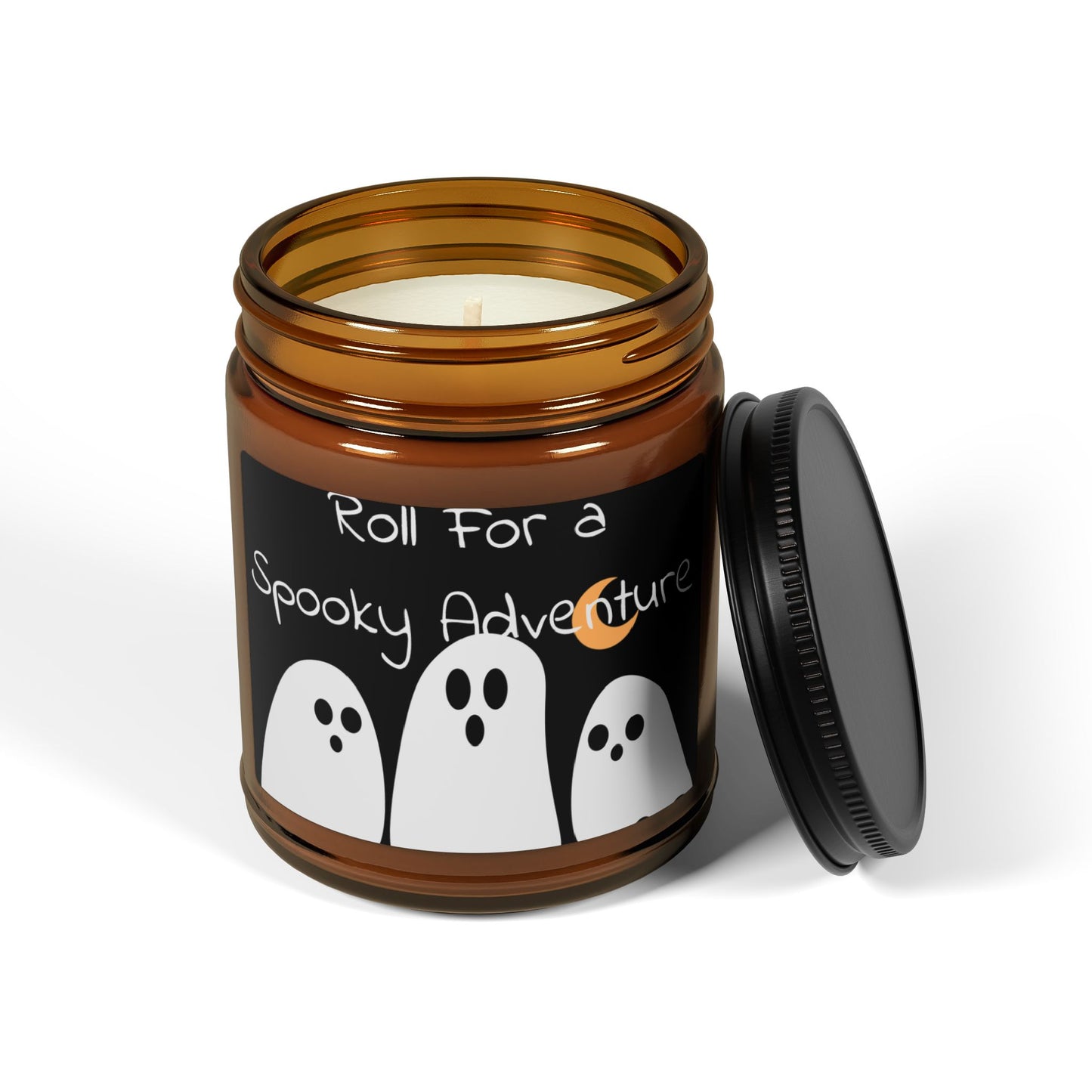 Scented Soy Candle (Multi-Size, Amber Jar)