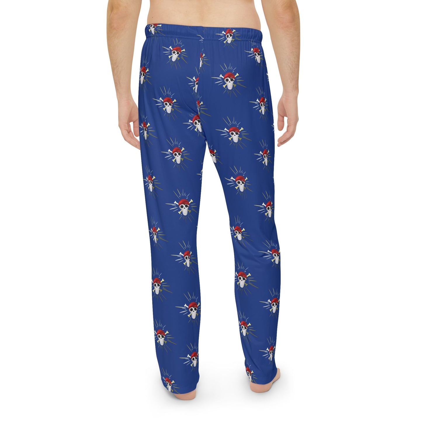 Sun-Veiled Men's Pajama Pants (blue)