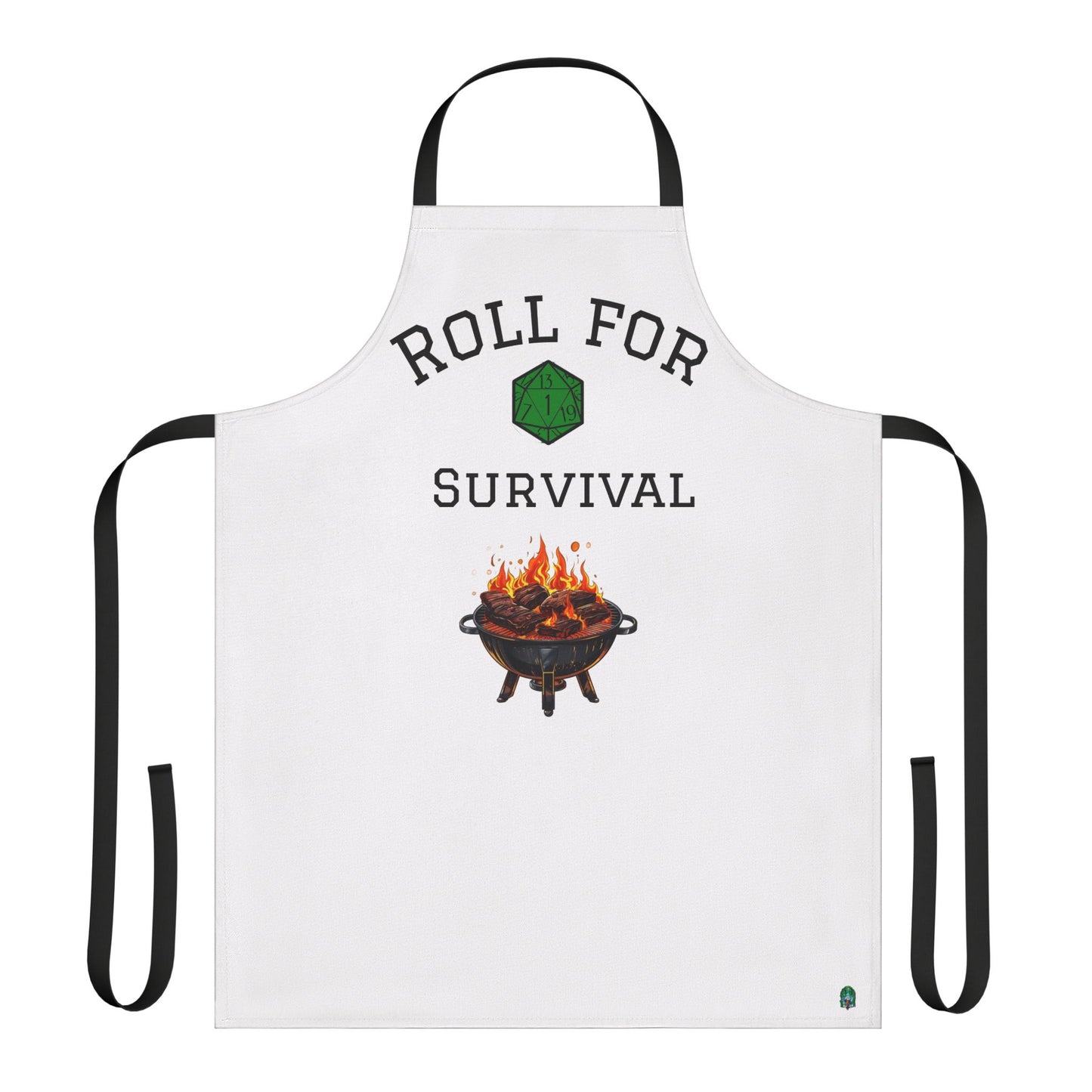 Fun Roll for Survival-Themed Apron, BBQ Gift, Cooking Gear, Grilling Apron, Unique Chef Gift, Kitchen Accessory