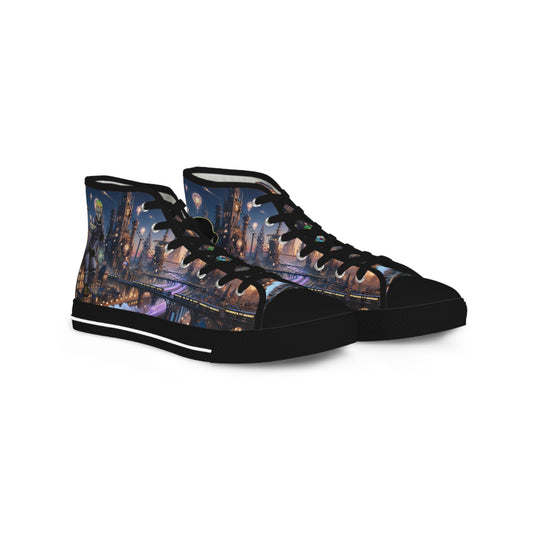 Men's High Top Sneakers- Gierfreid