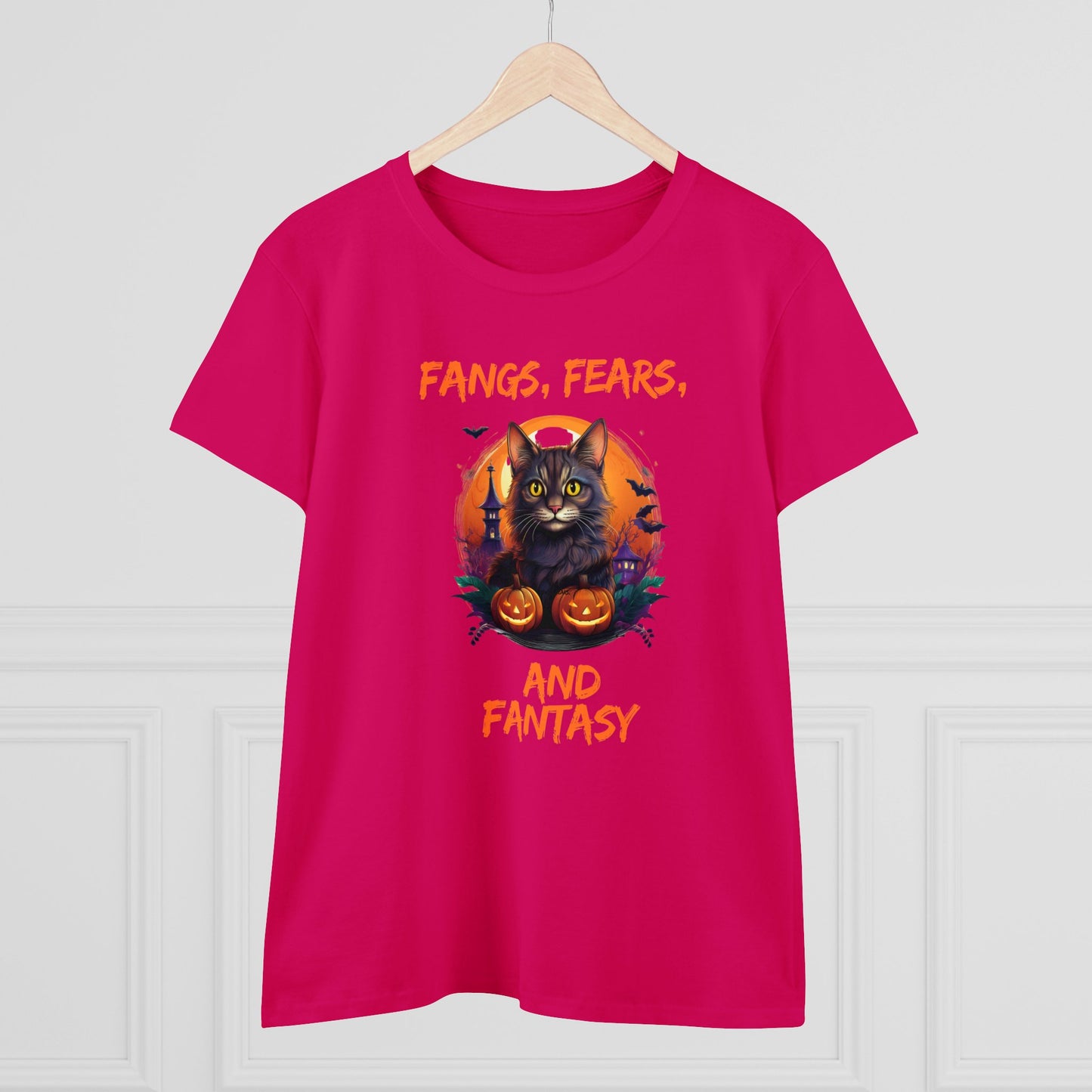 Fangs fears Women's Midweight Cotton Tee